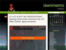 Tablet Screenshot of lawnmemo.com